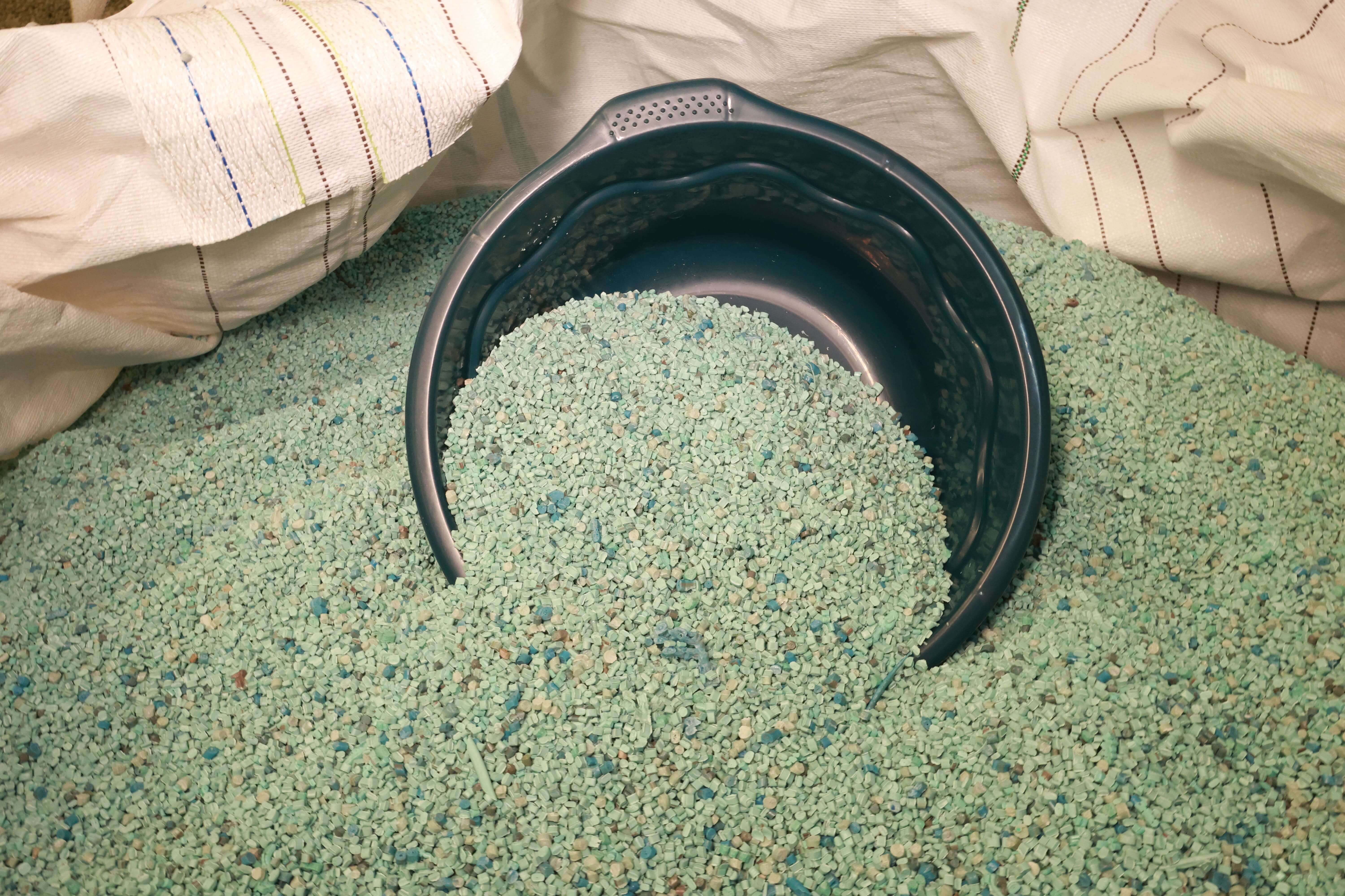 Resinas plásticas recicladas